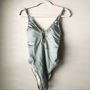 PAC SUN L.A. Hearts One Piece Mint Swimsuit